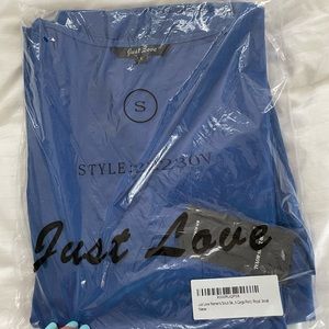 Royal Blue Scrub Set Brand New